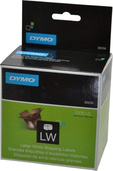 Dymo - 4" Long, White Shipping Label - 2-5/16" Wide, 4" Long - Apex Tool & Supply