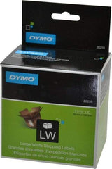 Dymo - 4" Long, White Shipping Label - 2-5/16" Wide, 4" Long - Apex Tool & Supply