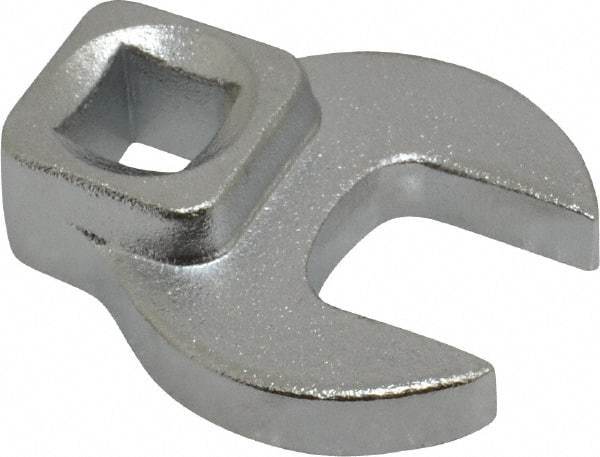 Blackhawk by Proto - 15mm 3/8" Drive Chrome Open End Crowfoot Wrench - 1-19/32" OAL - Apex Tool & Supply