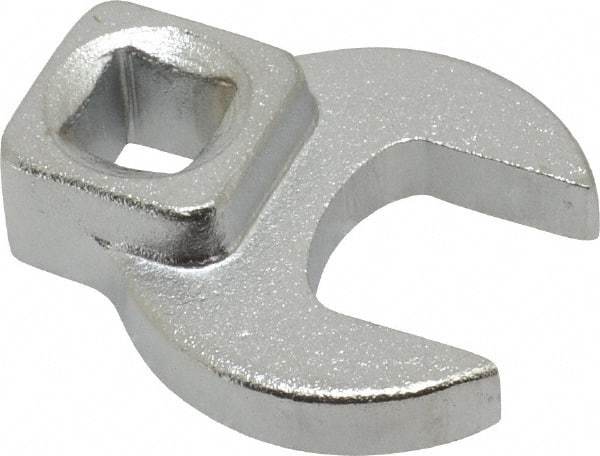 Blackhawk by Proto - 17mm 3/8" Drive Chrome Open End Crowfoot Wrench - 1-1/2" OAL - Apex Tool & Supply