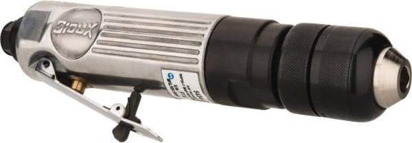 Sioux Tools - 3/8" Keyless Chuck - Inline Handle, 2,500 RPM, 5, 36 CFM, 0.33 hp - Apex Tool & Supply