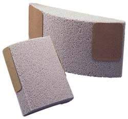 Norton - 11-1/4" Wide x 8" High x 3" Thick Grinding Segment - 30 Grit - Apex Tool & Supply