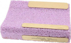 Norton - 5" Wide x 6" High x 1-1/2" Thick Grinding Segment - 30 Grit, Hardness F, Blue Print No. ME20579 - Apex Tool & Supply