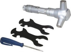 TESA Brown & Sharpe - 3.2 to 3.6", 3" Gage Depth, Mechanical Inside Hole Micrometer - 0.0002" Graduation, Ratchet Stop Thimble - Apex Tool & Supply