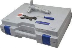 TESA Brown & Sharpe - 3.6 to 4", 3" Gage Depth, Mechanical Inside Hole Micrometer - 0.0002" Graduation, Ratchet Stop Thimble - Apex Tool & Supply