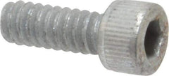 Value Collection - #6-32 UNC Hex Socket Drive, Socket Cap Screw - Alloy Steel, Zinc-Plated Finish, Fully Threaded, 3/8" Length Under Head - Apex Tool & Supply