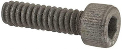 Value Collection - #6-32 UNC Hex Socket Drive, Socket Cap Screw - Alloy Steel, Zinc-Plated Finish, Fully Threaded, 1/2" Length Under Head - Apex Tool & Supply