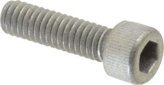 Value Collection - #8-32 UNC Hex Socket Drive, Socket Cap Screw - Alloy Steel, Zinc-Plated Finish, Fully Threaded, 5/8" Length Under Head - Apex Tool & Supply