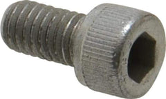 Value Collection - #10-32 UNF Hex Socket Drive, Socket Cap Screw - Alloy Steel, Zinc-Plated Finish, Fully Threaded, 3/8" Length Under Head - Apex Tool & Supply