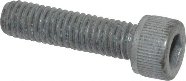 Value Collection - #10-32 UNF Hex Socket Drive, Socket Cap Screw - Alloy Steel, Zinc-Plated Finish, Fully Threaded, 3/4" Length Under Head - Apex Tool & Supply