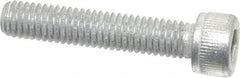 Value Collection - #10-32 UNF Hex Socket Drive, Socket Cap Screw - Alloy Steel, Zinc-Plated Finish, Fully Threaded, 1" Length Under Head - Apex Tool & Supply