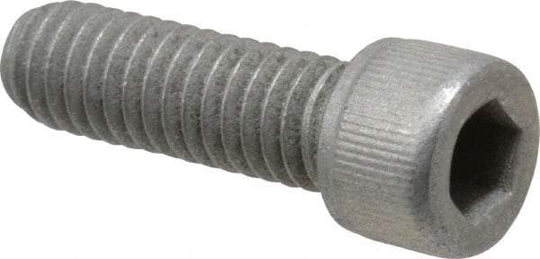 Value Collection - 5/16-18 UNC Hex Socket Drive, Socket Cap Screw - Alloy Steel, Zinc-Plated Finish, Fully Threaded, 1" Length Under Head - Apex Tool & Supply