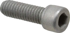 Value Collection - 5/16-18 UNC Hex Socket Drive, Socket Cap Screw - Alloy Steel, Zinc-Plated Finish, Fully Threaded, 1" Length Under Head - Apex Tool & Supply