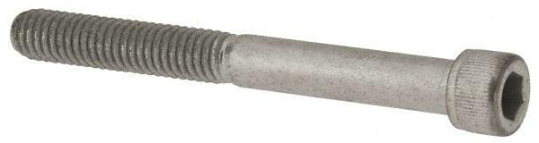 Value Collection - 5/16-18 UNC Hex Socket Drive, Socket Cap Screw - Alloy Steel, Zinc-Plated Finish, Partially Threaded, 3" Length Under Head - Apex Tool & Supply