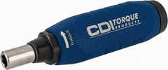 CDI - 1 Piece, 3/8 to 2 In/Lb, Female Hex Preset Torque Limiting Screwdriver - 4.2" OAL, 1/4" Drive - Apex Tool & Supply