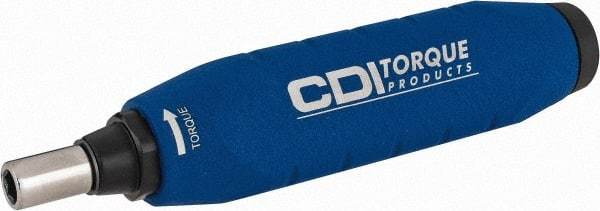 CDI - 1 Piece, 4 to 40 In/Lb, Female Hex Preset Torque Limiting Screwdriver - 6" OAL, 1/4" Drive - Apex Tool & Supply