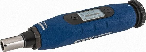 CDI - 1 Piece, 1-1/4 to 6-1/4 In/Lb, Female Hex Adjustable Torque Limiting Screwdriver - 4.2" OAL, 1/4" Drive - Apex Tool & Supply