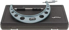 Mitutoyo - 8 to 9" Range, 0.0001" Graduation, Mechanical Outside Micrometer - Ratchet Stop Thimble, Accurate to 0.0002" - Apex Tool & Supply