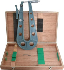 Mitutoyo - 0 to 1" Range, 0.001" Graduation, Mechanical Outside Micrometer - Ratchet Stop Thimble, 13" Throat Depth, Accurate to 0.0002" - Apex Tool & Supply