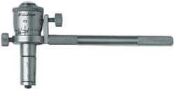 Mitutoyo - 8 to 40", Satin Chrome Coated, Mechanical Inside Micrometer Set - 0.001" Graduation, Friction Thimble - Apex Tool & Supply