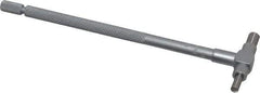 Mitutoyo - 3/4 to 1-1/4 Inch, 4.3307 Inch Overall Length, Telescoping Gage - Satin Chrome Finish - Apex Tool & Supply