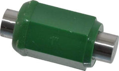 Mitutoyo - 1 Inch Long, Flat End Micrometer Calibration Standard - Use with Outside Micrometer, Includes Heat Insulating Handle - Apex Tool & Supply