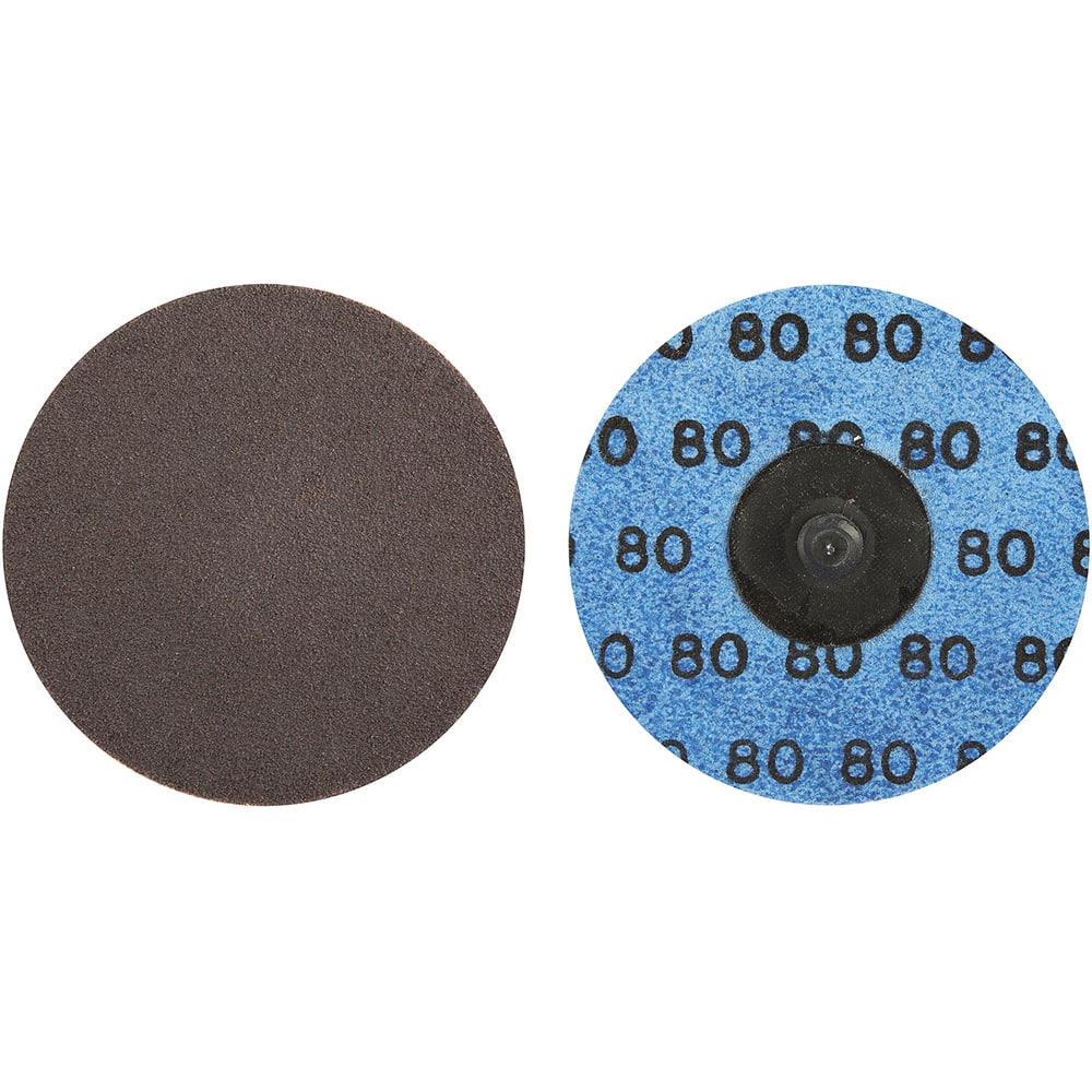 Norton - 3" 80 Grit Aluminum Oxide Quick Change Disc - Apex Tool & Supply