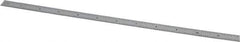 Mitutoyo - 12" Long, 1/100, 1/64, 1/50, 1/32" Graduation, Flexible Stainless Steel Rule - 16R Graduation Style, 1/2" Wide, Silver, Satin Chrome Finish - Apex Tool & Supply