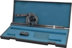 Mitutoyo - 12 Inch Long Blade, 360° Max Measurement, Bevel Protractor - Accuracy up to 5 Min, 1° Dial Graduation - Apex Tool & Supply
