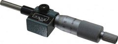 Mitutoyo - 25mm, 18mm Ratchet Stop Thimble, 6.35mm Diameter x 27mm Long Spindle, Digital Counter Mechanical Micrometer Head - Apex Tool & Supply