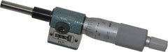 Mitutoyo - 1 Inch, 18mm Ratchet Stop Thimble, 6.35mm Diameter x 27mm Long Spindle, Digital Counter Mechanical Micrometer Head - Apex Tool & Supply