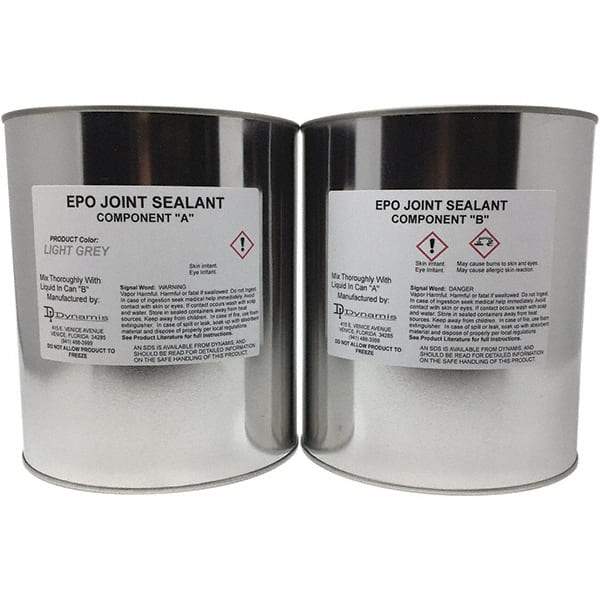 Made in USA - 2 Gal Concrete Repair/Resurfacing - Light Gray, 38.5 Sq Ft Coverage, Epoxy Resin - Apex Tool & Supply