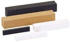 Norton - 400 Grit Silicon Carbide Square Dressing Stick - 6 x 1 x 1, Super Fine Grade, Vitrified Bond - Apex Tool & Supply