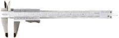 Mitutoyo - 0 to 8" Stainless Steel Vernier Caliper - 1/128" Graduation, 50mm Jaw Depth, 0.03mm Accuracy - Apex Tool & Supply