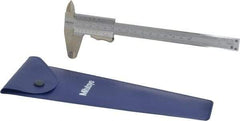 Mitutoyo - 0 to 6" Stainless Steel Vernier Caliper - 0.02mm Graduation, 40mm Jaw Depth, 0.05mm Accuracy - Apex Tool & Supply