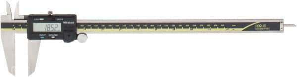 Mitutoyo - 0 to 300mm Range, 0.01mm Resolution, Electronic Caliper - Stainless Steel with 64mm Stainless Steel Jaws, 0.03mm Accuracy, SPC Output - Apex Tool & Supply