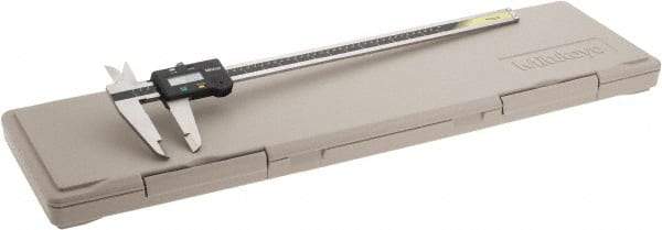 Mitutoyo - 0 to 450mm Range, 0.01mm Resolution, Electronic Caliper - Stainless Steel with 90mm Stainless Steel Jaws, 0.03mm Accuracy, SPC Output - Apex Tool & Supply