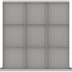 LISTA - 9-Compartment Drawer Divider Layout for 3.15" High Drawers - Apex Tool & Supply