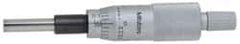 Mitutoyo - 1 Inch, 0.7087 Inch Ratchet Stop Thimble, 1/4 Inch Diameter x 27mm Long Spindle, Mechanical Micrometer Head - Apex Tool & Supply