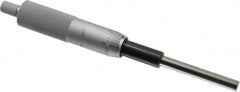 Mitutoyo - 2 Inch, 0.8268 Inch Ratchet Stop Thimble, 0.315 Inch Diameter x 59mm Long Spindle, Mechanical Micrometer Head - Apex Tool & Supply