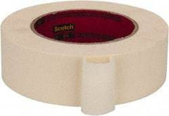 3M - 1-1/2" Wide x 60 Yd Long Tan Paper Masking Tape - Series 213, 6 mil Thick, 27 In/Lb Tensile Strength - Apex Tool & Supply