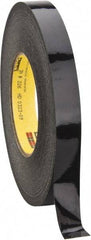3M - 3/4" Wide x 60 Yd Long Black Crepe Paper Masking Tape - Series 226, 10.6 mil Thick, 34 In/Lb Tensile Strength - Apex Tool & Supply