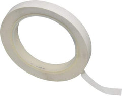 3M - White Solid Color Vinyl Tape - 1/2" Wide x 108' Long x 5.2 mil Thick, General Traffic - Apex Tool & Supply