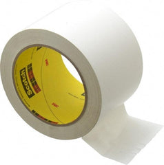 3M - White Solid Color Vinyl Tape - 3" Wide x 108' Long x 5.2 mil Thick, General Traffic - Apex Tool & Supply