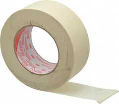 3M - 2" Wide x 60 Yd Long Tan Paper Masking Tape - Series 2364, 6.5 mil Thick, 24 In/Lb Tensile Strength - Apex Tool & Supply