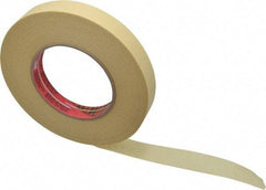 3M - 3/4" Wide x 60 Yd Long Tan Paper Masking Tape - Series 2693, 7.9 mil Thick, 29 In/Lb Tensile Strength - Apex Tool & Supply