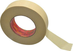 3M - 1-1/2" Wide x 60 Yd Long Tan Paper Masking Tape - Series 2693, 7.9 mil Thick, 29 In/Lb Tensile Strength - Apex Tool & Supply
