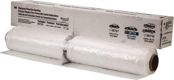3M - 192" Wide x 400' Long Brown Specialty Coated Paper Masking Film - 0.4 mil Thick, 3.5 In/Lb Tensile Strength - Apex Tool & Supply