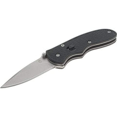 Gerber - 2" Blade, 5" OAL, Straight Assisted Opening Knife - 3" Closed Length, Glass-Filled Nylon, 1 Blade, Spring Assisted Opening - Apex Tool & Supply