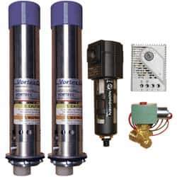 Vortec - 5,000 BTU per Hour, Vortex Enclosure Cooler with Thermostat - 3/4 Inch Diameter, 1/4 NPT Thread, 70 Cubic Ft. per min - Apex Tool & Supply